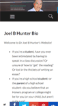 Mobile Screenshot of joelhunterphd.com